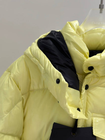 Moncler Yellow Hanging Jacket: Latest Fashion Trends