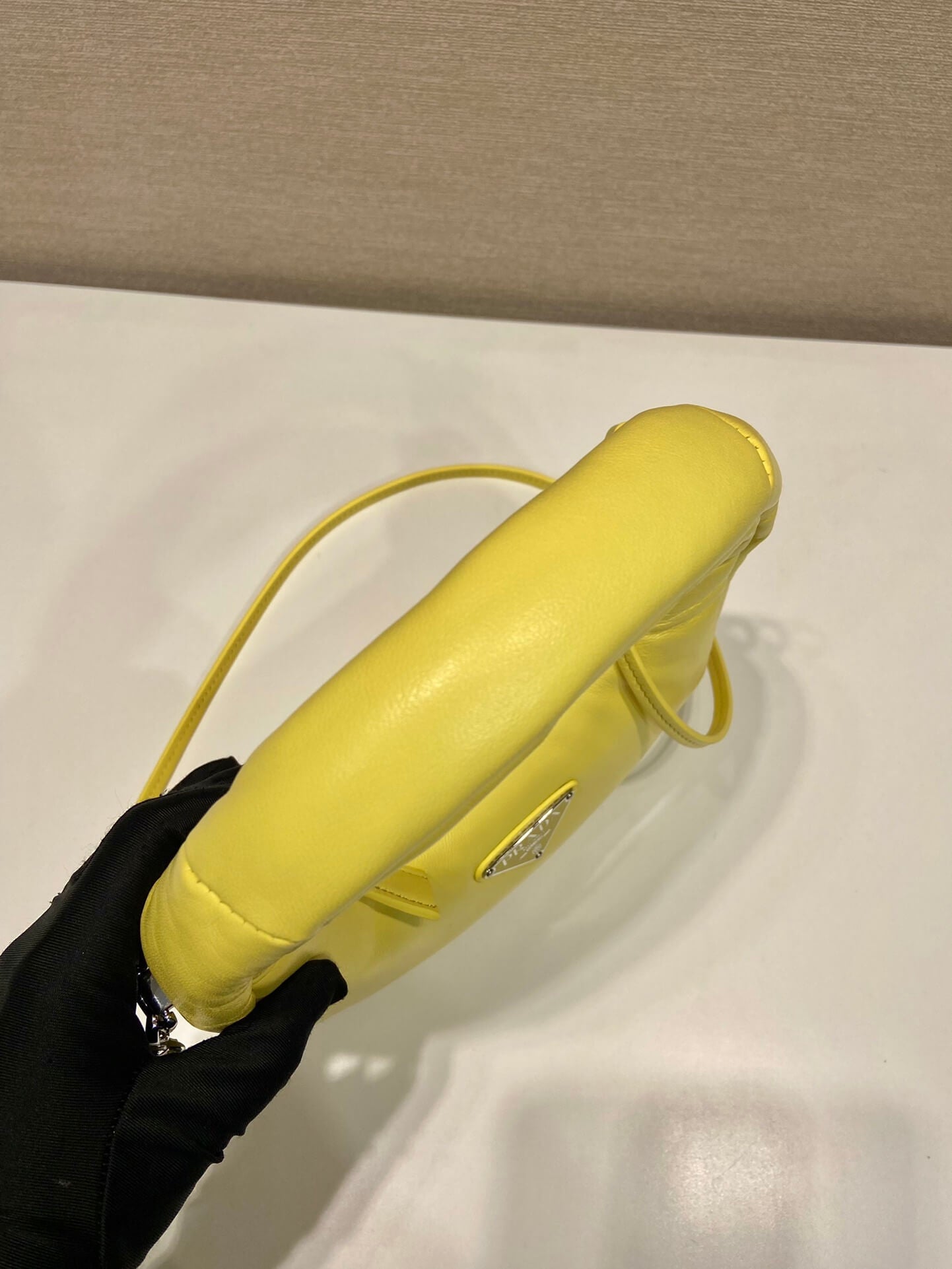Prada Small Padded Yellow Bag