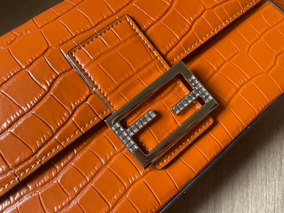 Fendi Baguette Continental Neon Bag