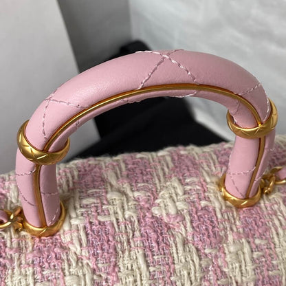 Chanel Matelasse 2 Way Top Handle Chain Bag