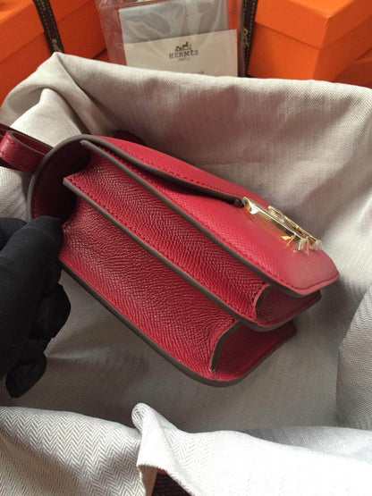 Hermes Constance Brownish Crimson Bag