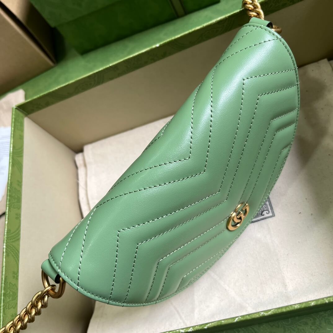 Gucci Mini GG Marmont Leather Shoulder Bag