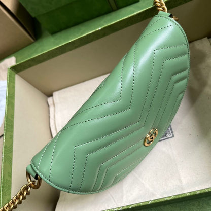 Gucci Mini GG Marmont Leather Shoulder Bag