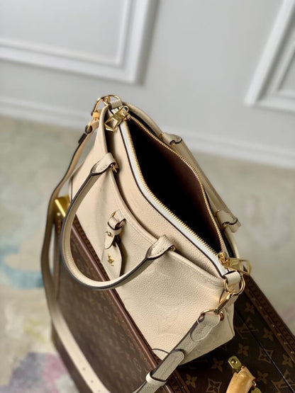 LV Trianon Bag In Monogram Empreinte Leather