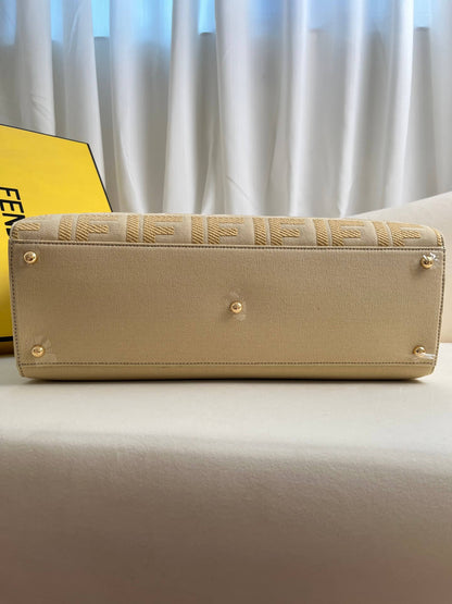 Fendi X-Tote Bag In Canvas Bag