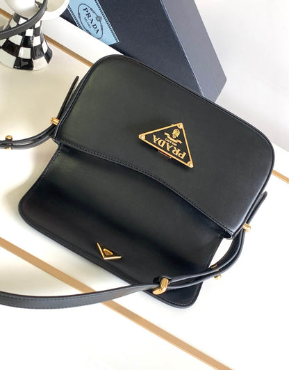 Prada Embleme Saffiano Shoulder Bag