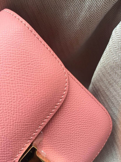 Hermes Constance Pink Bag