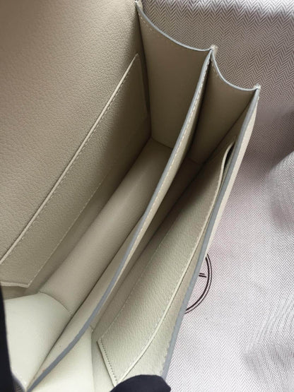 Hermes Constance White Bag