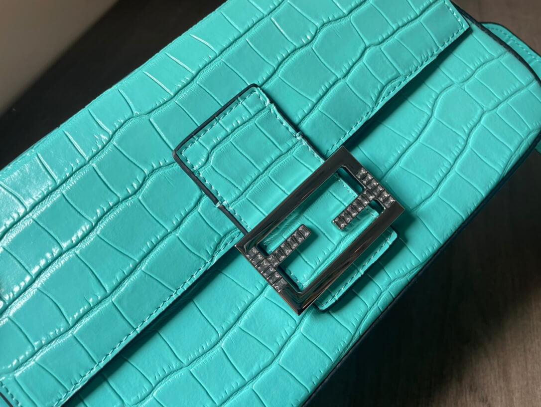 Fendi Baguette Continental Neon Bag