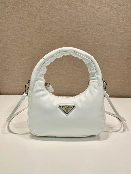 Prada Small Padded White Bag