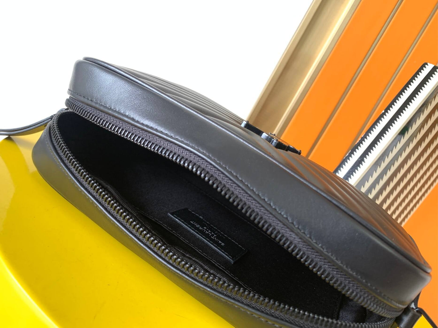 YSL Lou Camera Bag Black Hardware