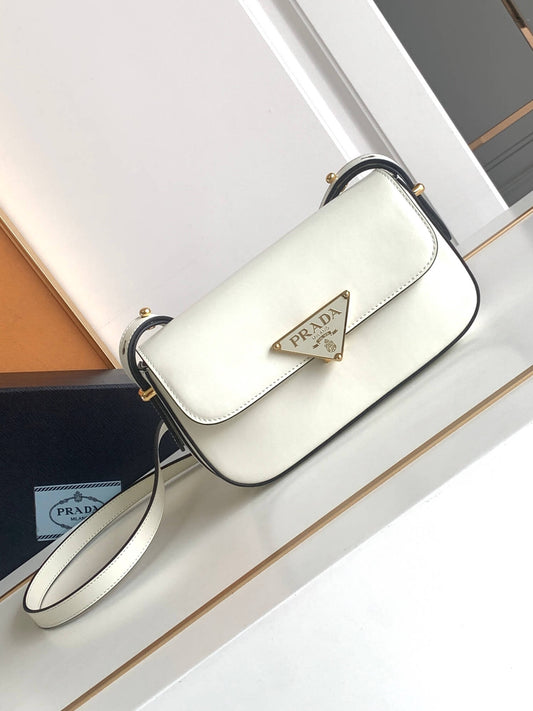 Prada Embleme Saffiano Shoulder Bag