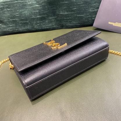 YSL Kate Black Bag Gold Hardware