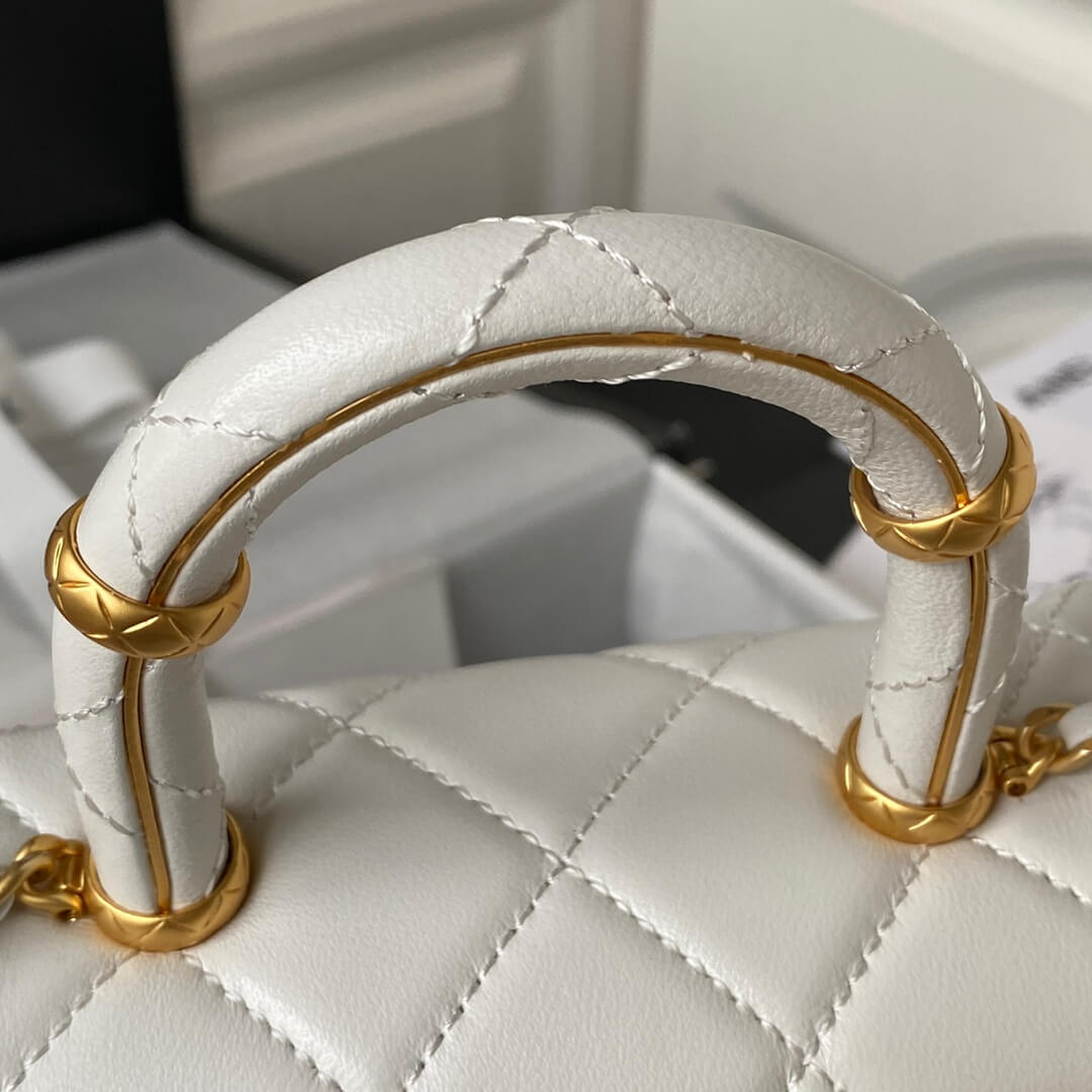 Chanel Matelasse 2 Way Top Handle Chain Bag