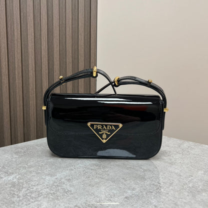 Prada Embleme Saffiano Shoulder Bag