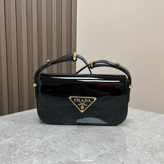 Prada Embleme Saffiano Shoulder Bag