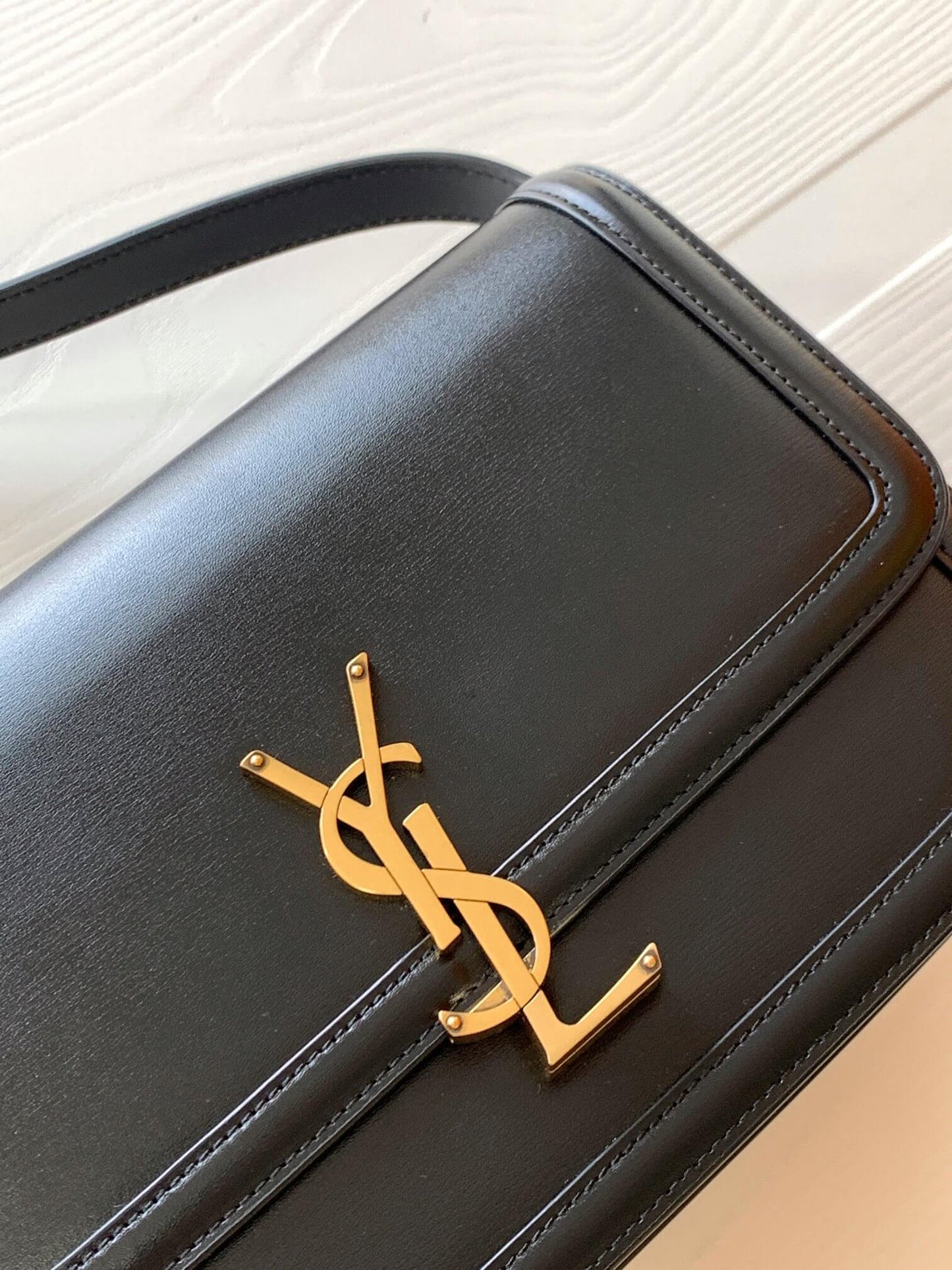 YSL Solferino Shoulder Black Bag
