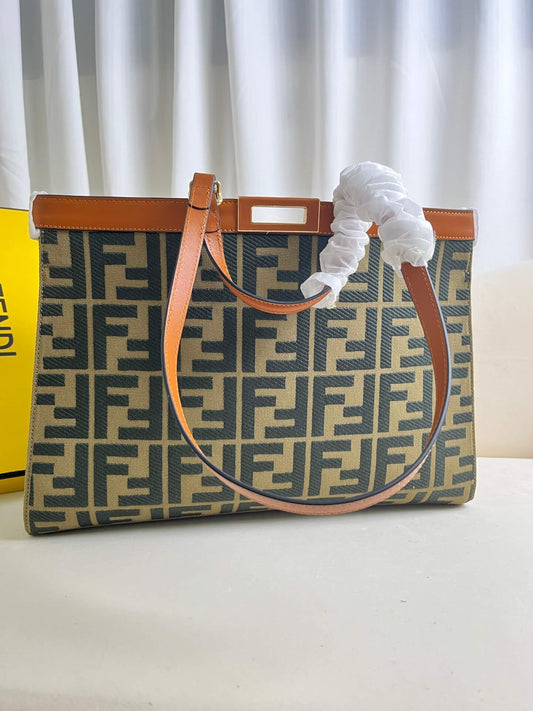Fendi X-tote Bag In Canvas Bag