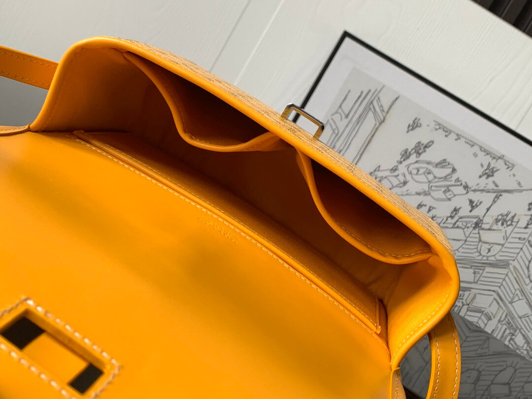 Goyard Belvedere PM Yellow Bag