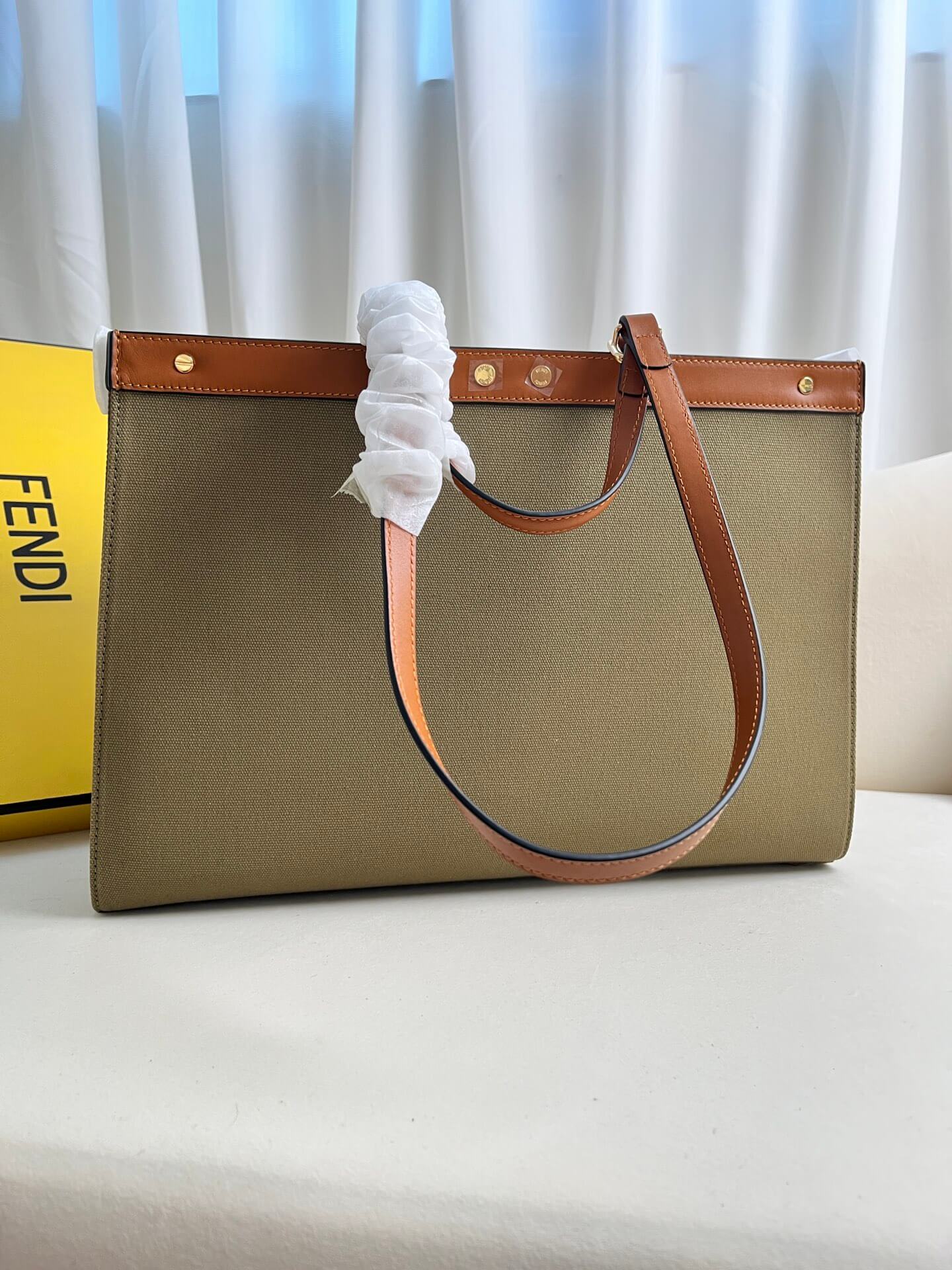 Fendi X-tote Bag In Canvas Bag
