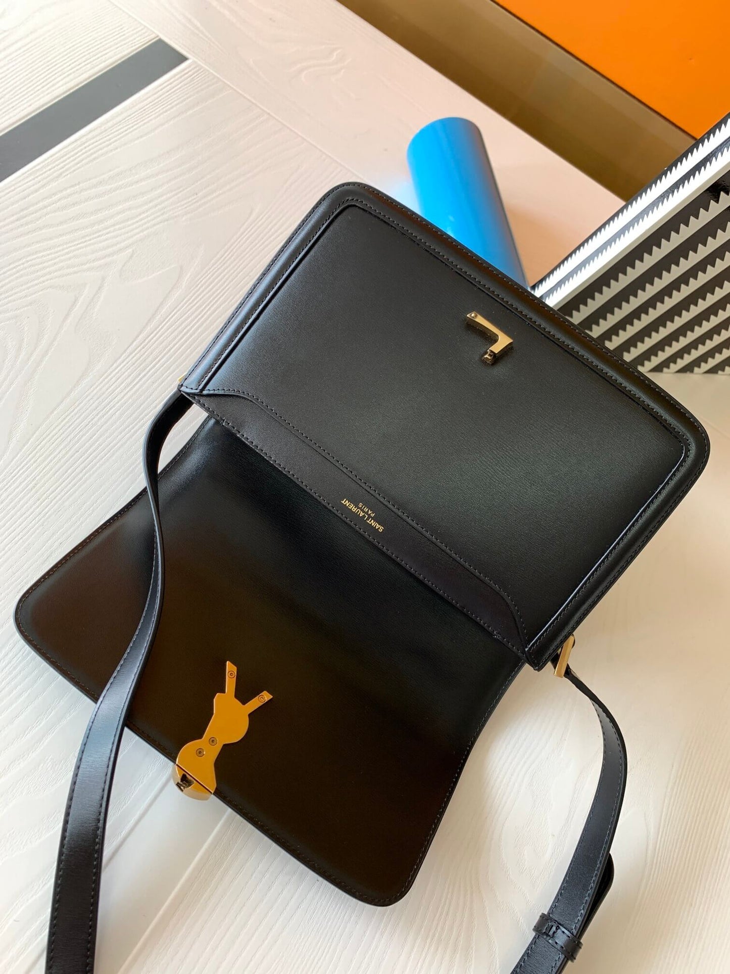 YSL Solferino Shoulder Black Bag