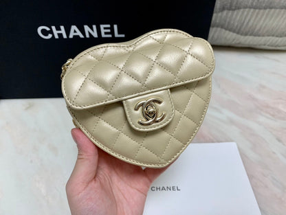 Chanel CC Love Heart Bag