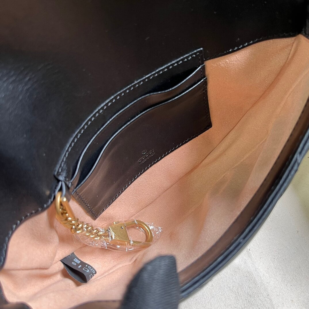 Gucci Mini GG Marmont Leather Shoulder Bag