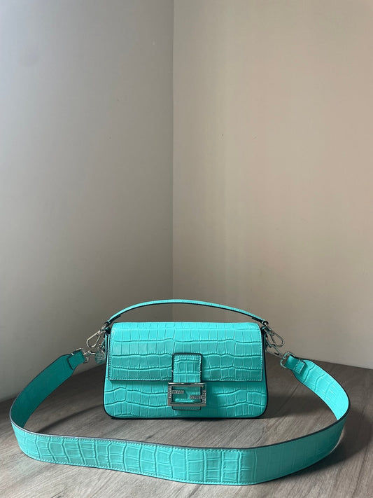 Fendi Baguette Continental Neon Bag