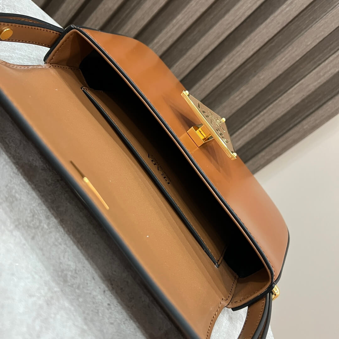 Prada Embleme Saffiano Shoulder Bag