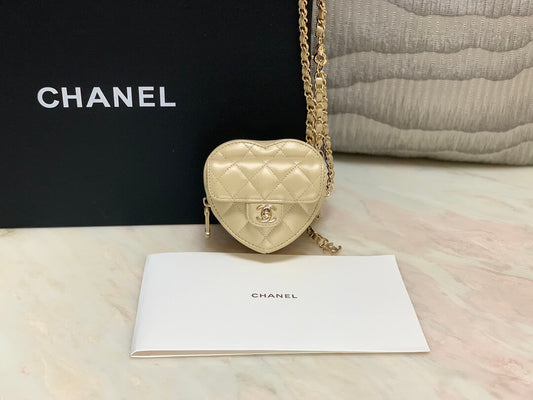 Chanel CC Love Heart Bag