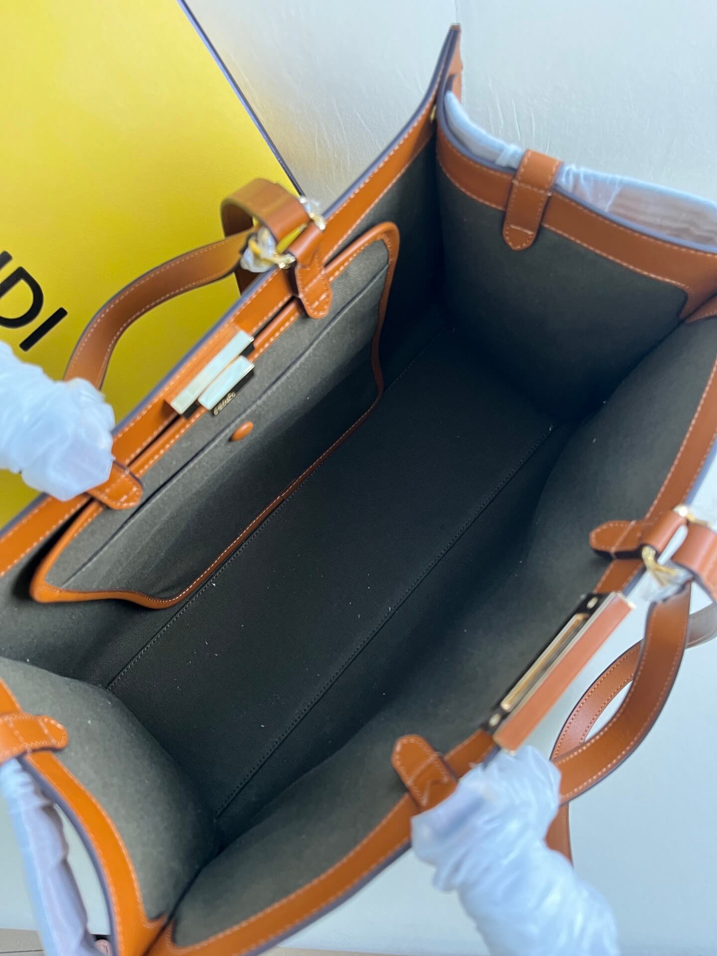 Fendi X-tote Bag In Canvas Bag