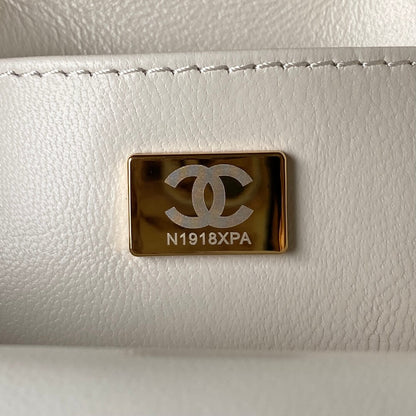 Chanel Matelasse 2 Way Top Handle Chain Bag