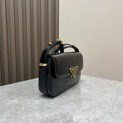 Prada Embleme Saffiano Shoulder Bag