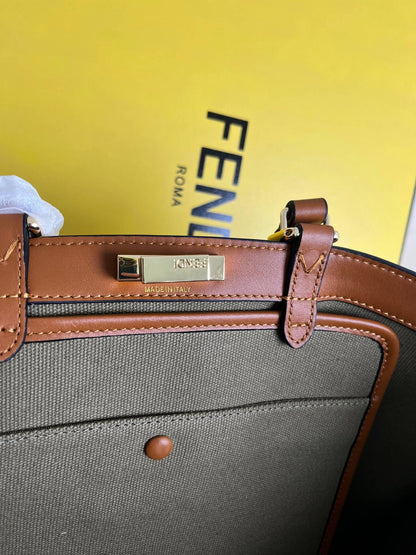 Fendi X-tote Bag In Canvas Bag