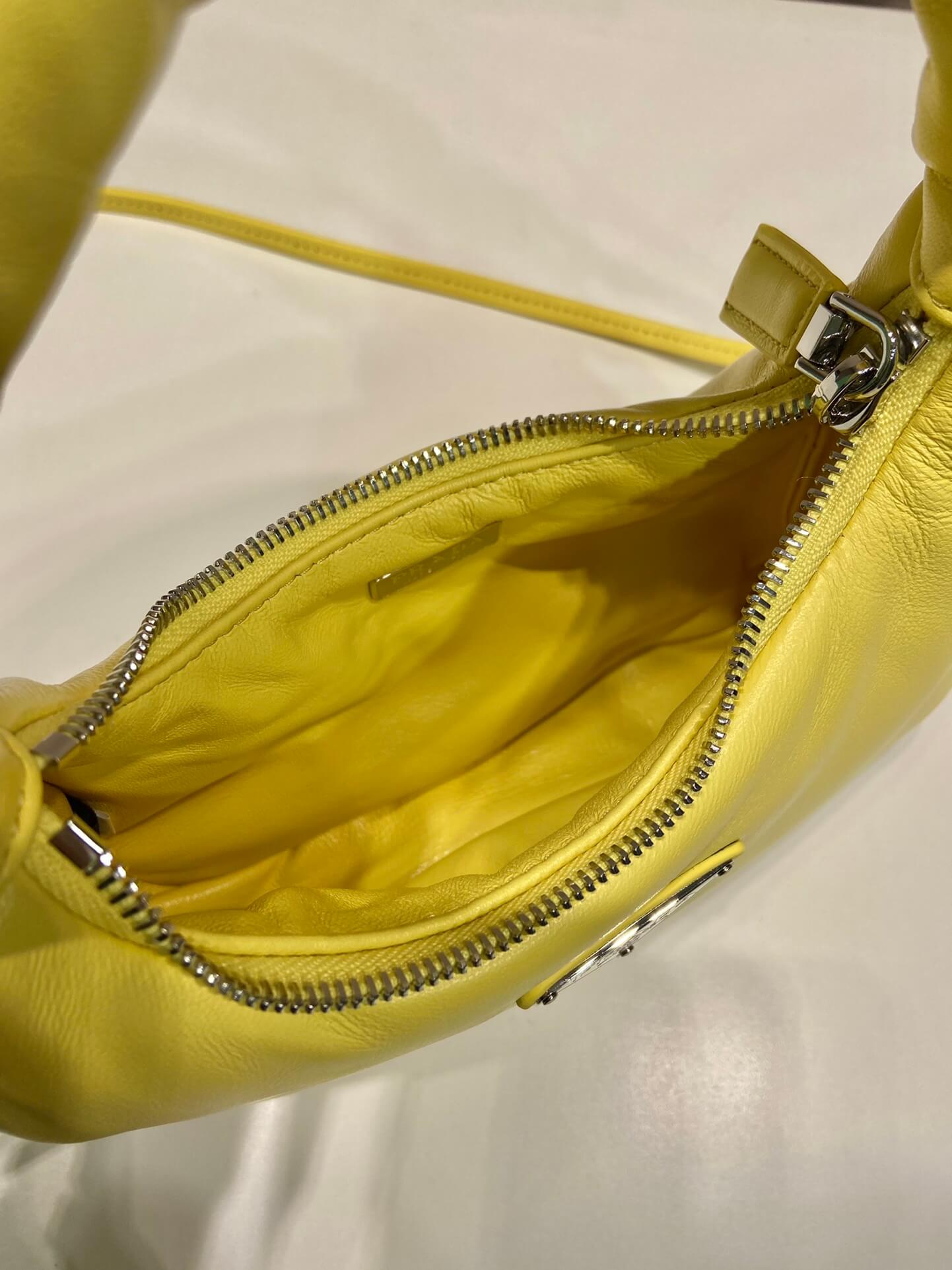 Prada Small Padded Yellow Bag