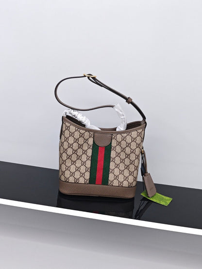 Gucci Ophidia Bucket Bag – GG Supreme Canvas