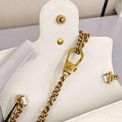 Gucci GG Marmont Mini Shoulder Bag – Matelassé Leather