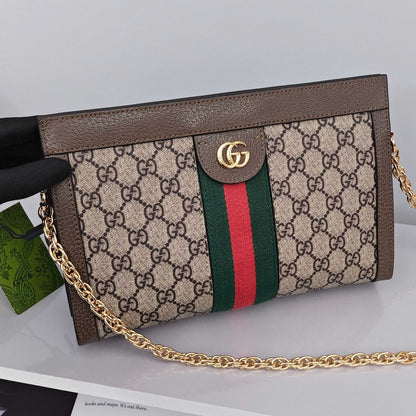 Gucci Ophidia Medium Shoulder Chain Bag