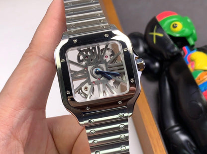 Cartier Santos de Skeleton Watch