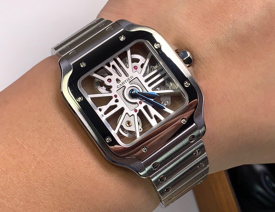 Cartier Santos de Skeleton Watch