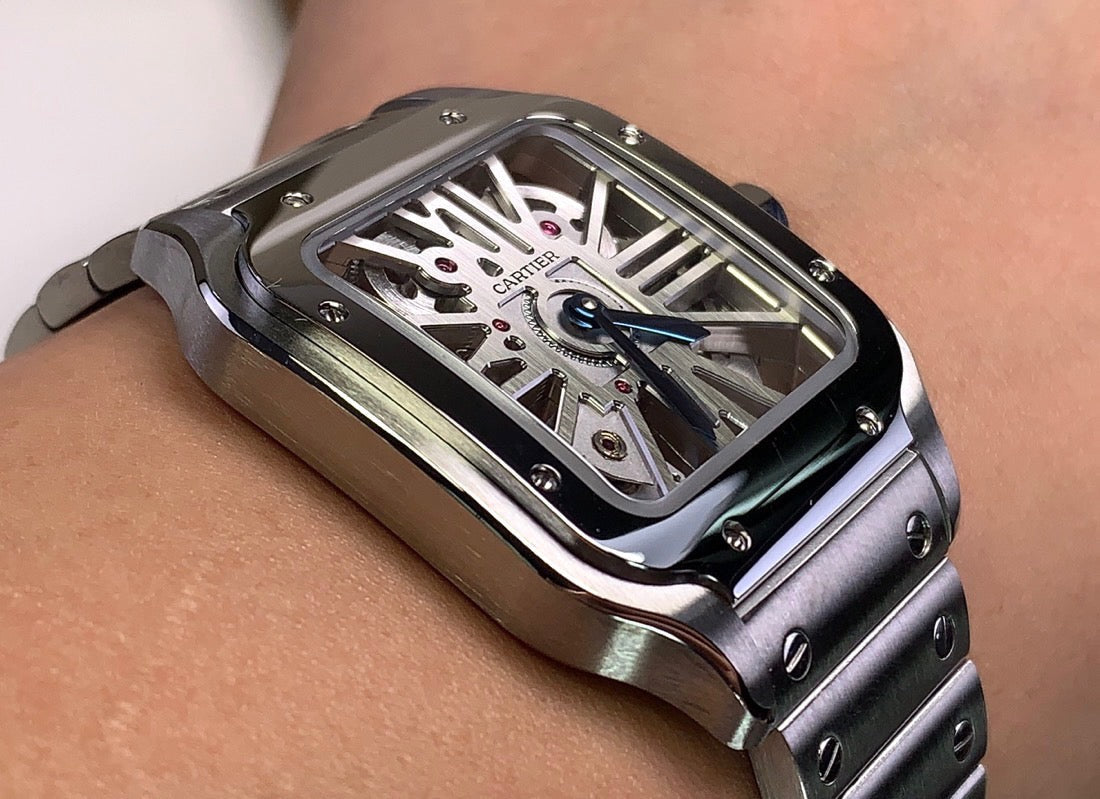 Cartier Santos de Skeleton Watch