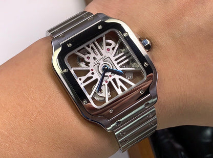 Cartier Santos de Skeleton Watch