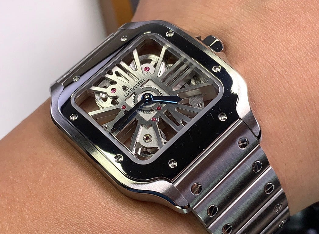 Cartier Santos de Skeleton Watch
