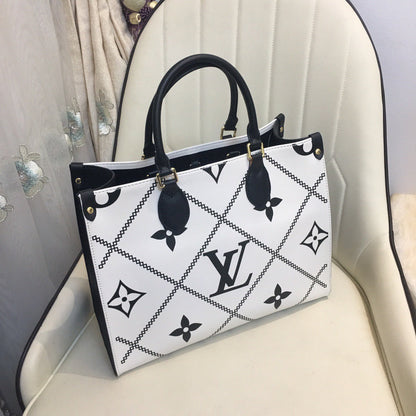 LV ONTHEGO White Bag