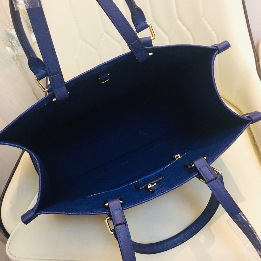 LV ONTHEGO Navy Blue Bag