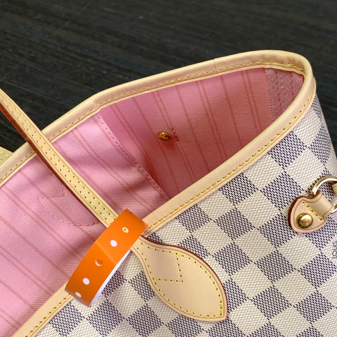 LV Neverfull Damier Azur Bag