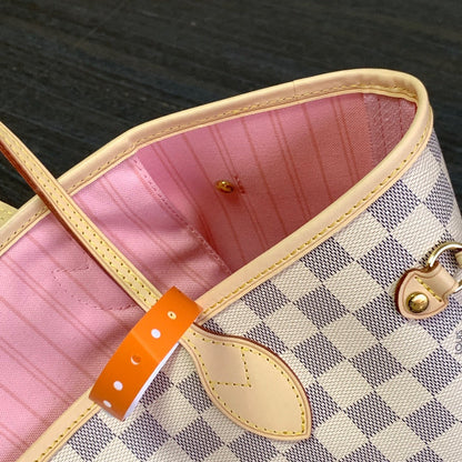 LV Neverfull Damier Azur Bag