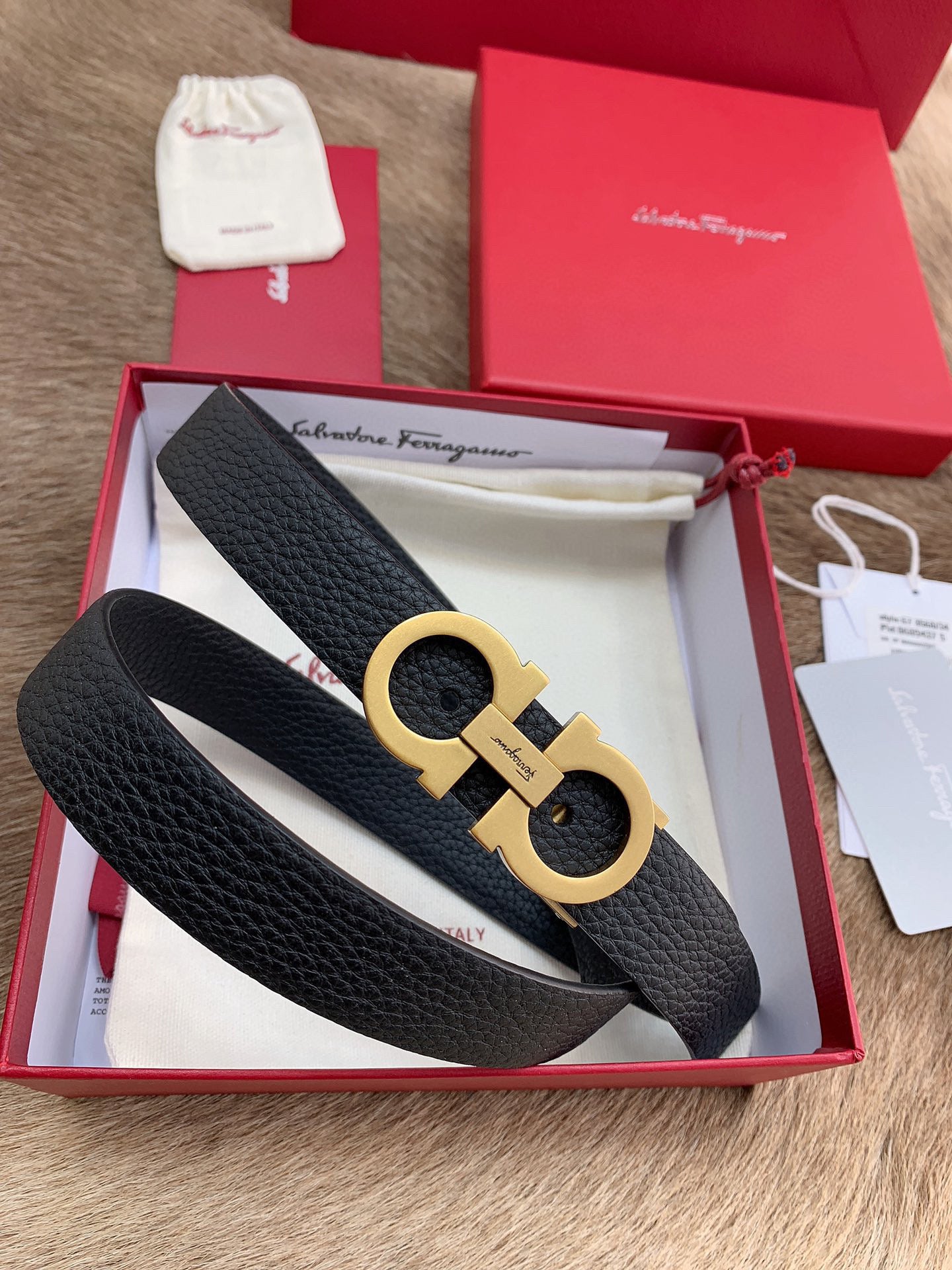 Ferragamo Leather Belt