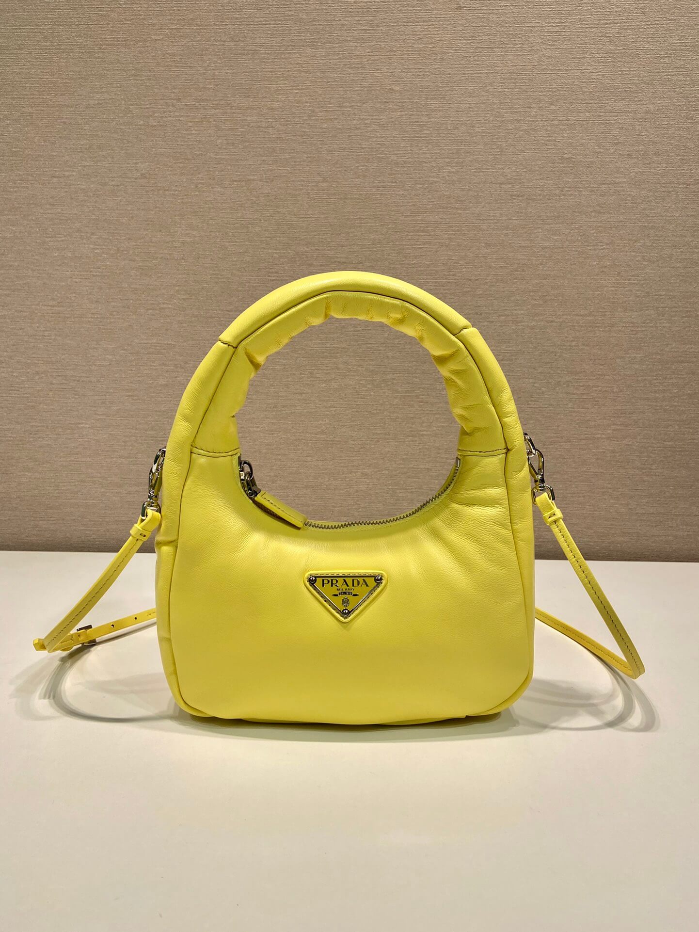 Prada Small Padded Yellow Bag