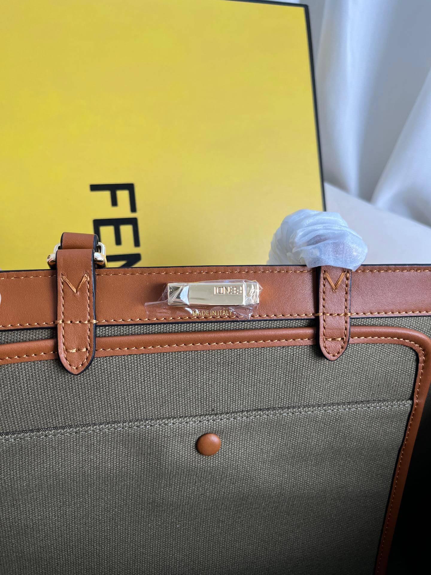 Fendi X-tote Bag In Canvas Bag